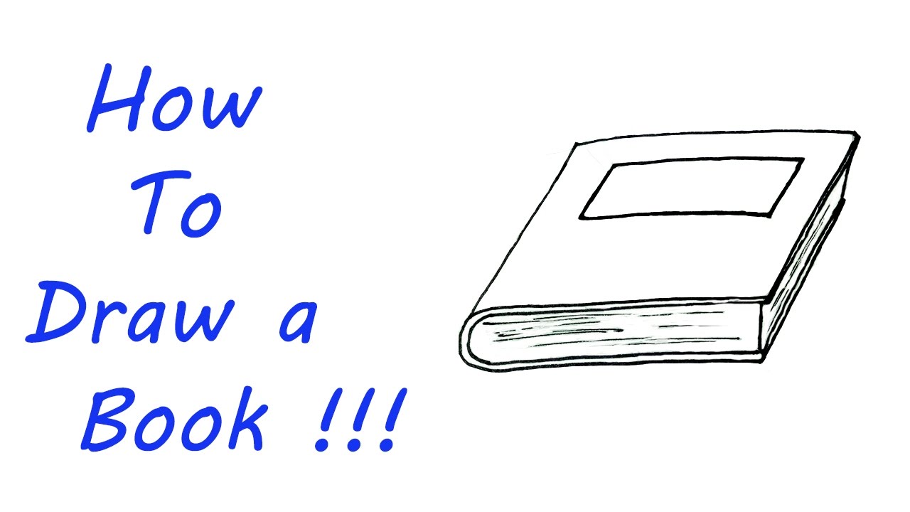 1280x720 How To Draw A Book - Drawing Book