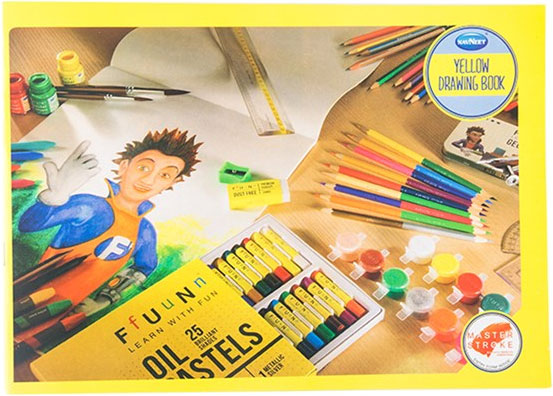 553x396 Buy Navneet Drawing Book Yellow - Drawing Book