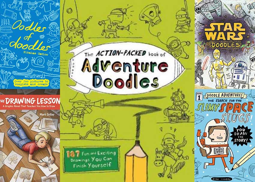 850x607 Dare To Doodle Unconventional Drawing Books For Kids Brightly - Drawing Books For Kids
