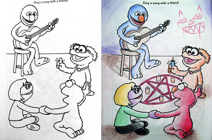 700x461 Times Adults Did Coloring Books For Kids, And The Result Was - Drawing Books For Kids