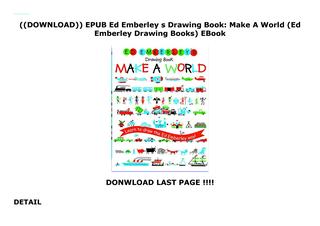 320x226 Download Epub Ed Emberley S Drawing Book Make A World - Drawing Books Online Free