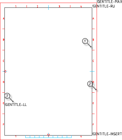 409x468 Drawing Border Attribute Reference Search Autodesk Knowledge - Drawing Border