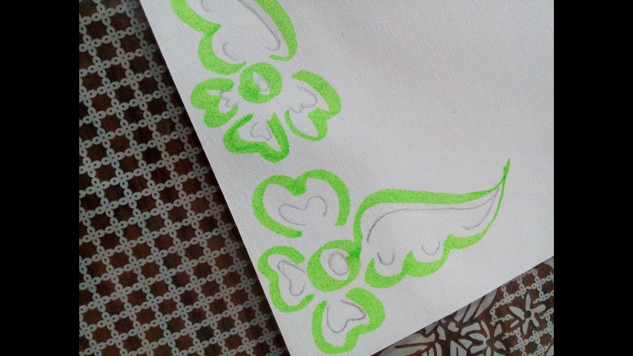 1280x720 Quickest Border Design How To Draw Simple Border Design - Drawing Border