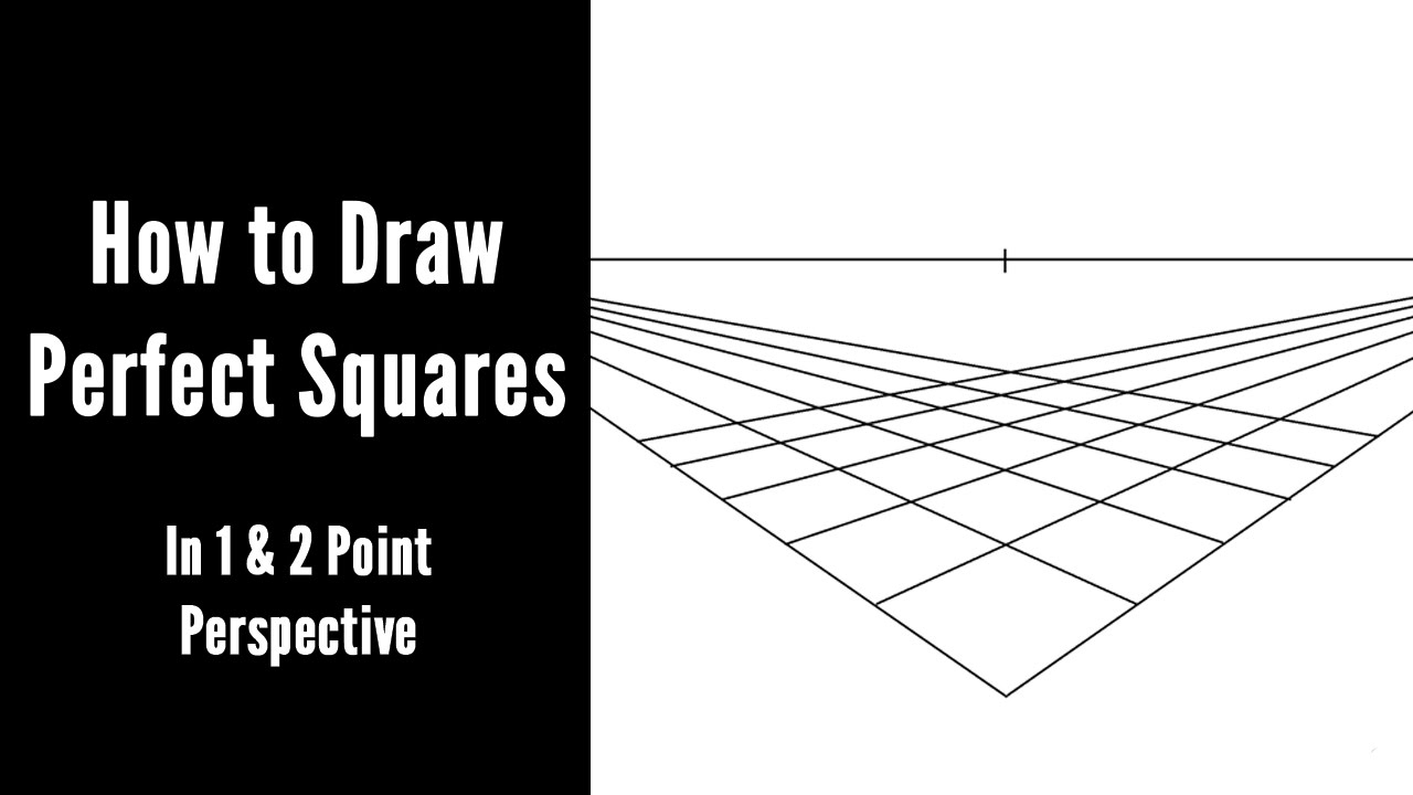 1280x720 How To Draw Perfect Squares In Point Perspective - Drawing Boxes In Perspective