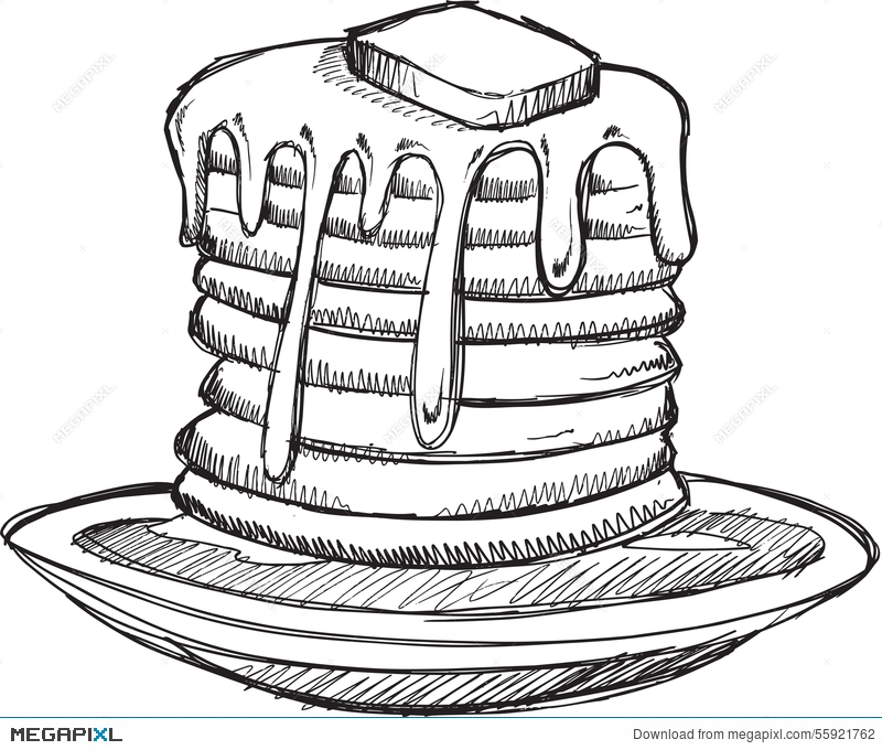 800x680 breakfast drawing illustration for free download - Drawing Breakfast