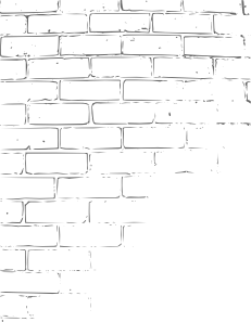 231x297 Drawing Bricks Cracked Wall Transparent Png Clipart Free - Drawing Bricks