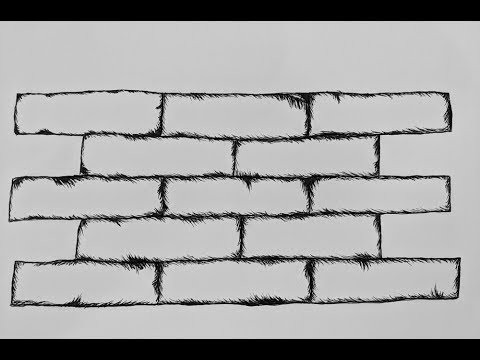 480x360 How To Draw Bricks Easy - Drawing Bricks