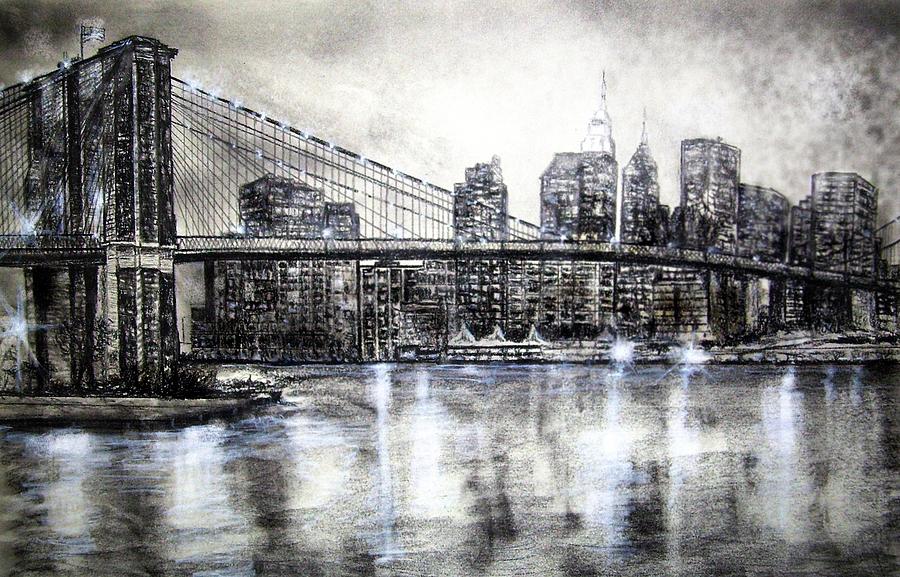 900x577 Brooklyn Bridge Drawing Drawing - Drawing Brooklyn Bridge
