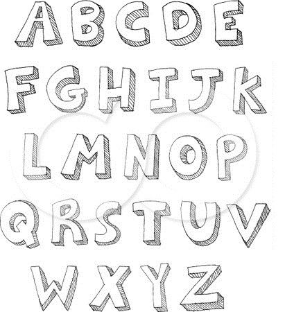 411x450 How To Draw Bubble Letters - Drawing Bubble Letters