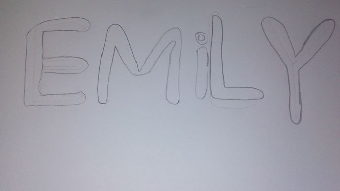 670x377 How To Draw The Letter U In Bubble Letters - Drawing Bubble Letters