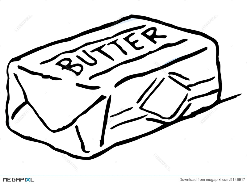 Drawing Butter at PaintingValley.com | Explore collection of Drawing Butter