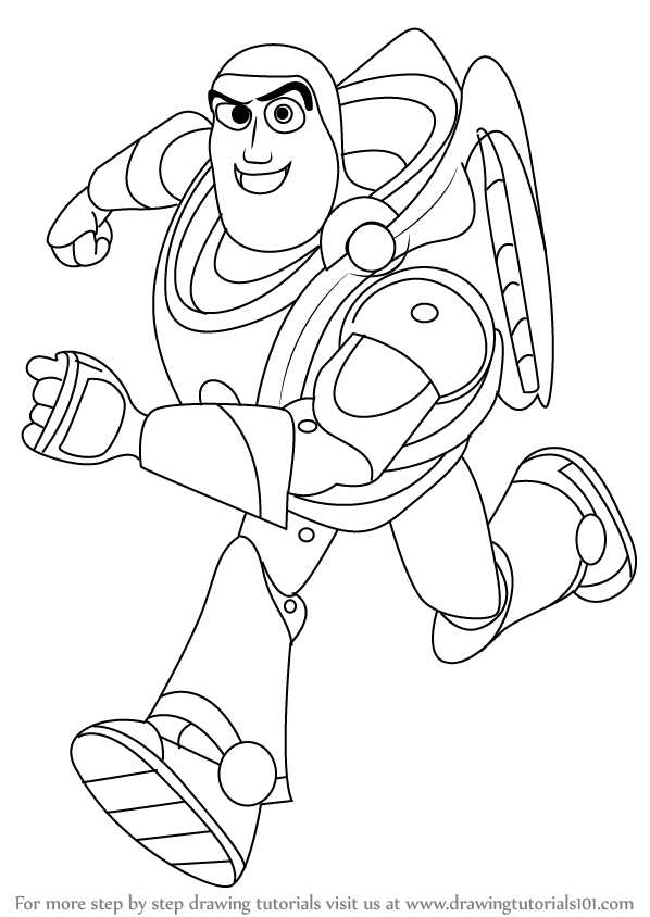 598x844 learn how to draw buzz lightyear from toy story - Drawing Buzz