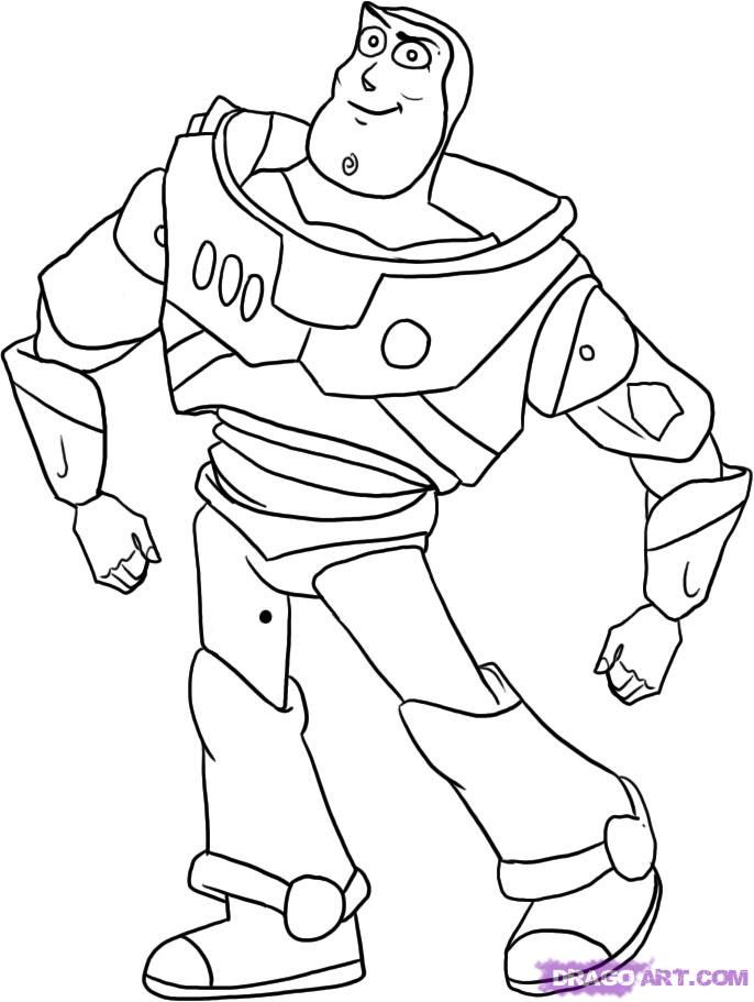 686x911 how to draw buzz lightyear from toy story step rome project - Drawing Buzz