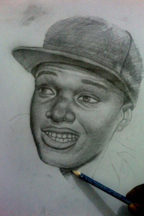 500x748 Drawings - Drawing By