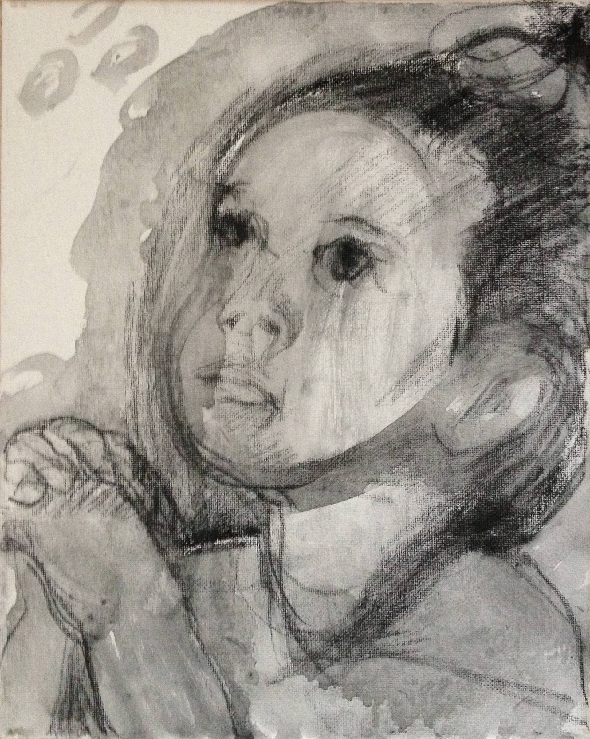 1920x2405 Prayer Drawing - Drawing By