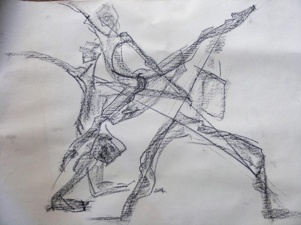 1024x768 Drawings And Paintings - Drawing By