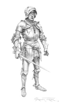 210x350 the medieval art of graham turner - Drawing C