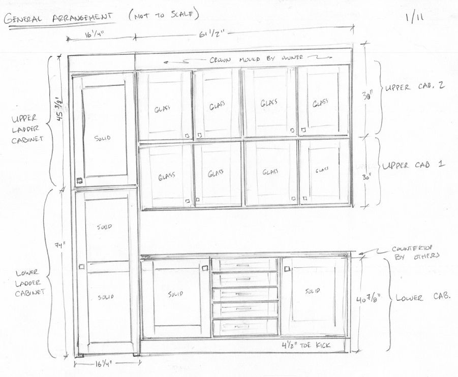901x742 cabinet drawing - Drawing Cabinet