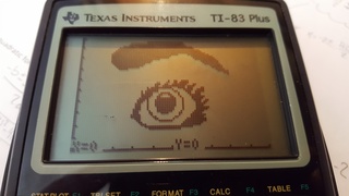 320x180 i drew another eye, but this time it's on a calculator drawing - Drawing Calculator