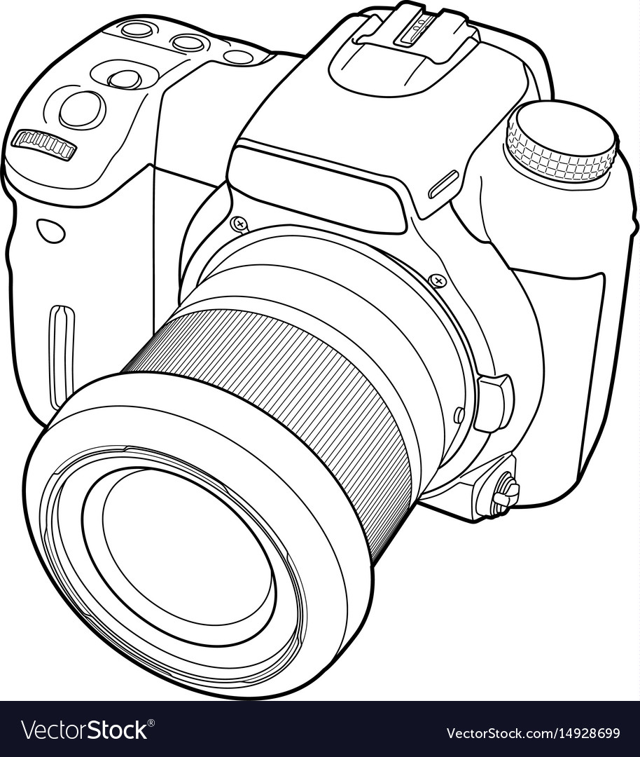 914x1080 Camera Drawing Photo Clipart - Drawing Camera