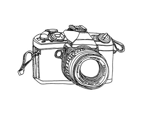 485x375 Camera Drawing Compartilhamento De Fotos! - Drawing Camera
