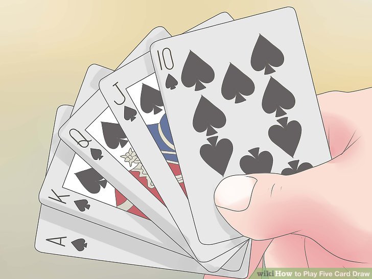 728x546 How To Play Five Card Draw - Drawing Card