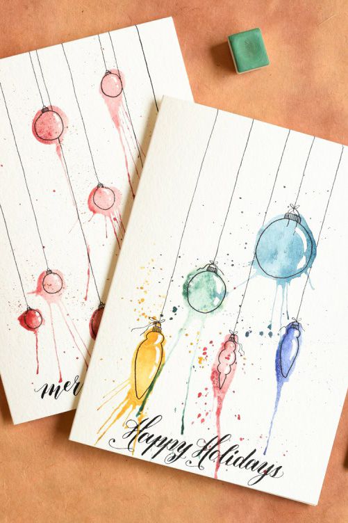 501x752 Diy Christmas Card Ideas - Drawing Card