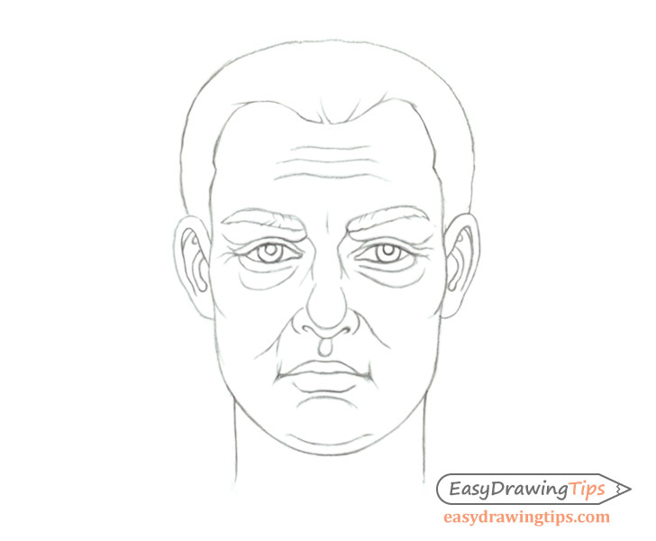 728x600 tips on drawing the same male face of different ages - Drawing Cat Faces On A Person