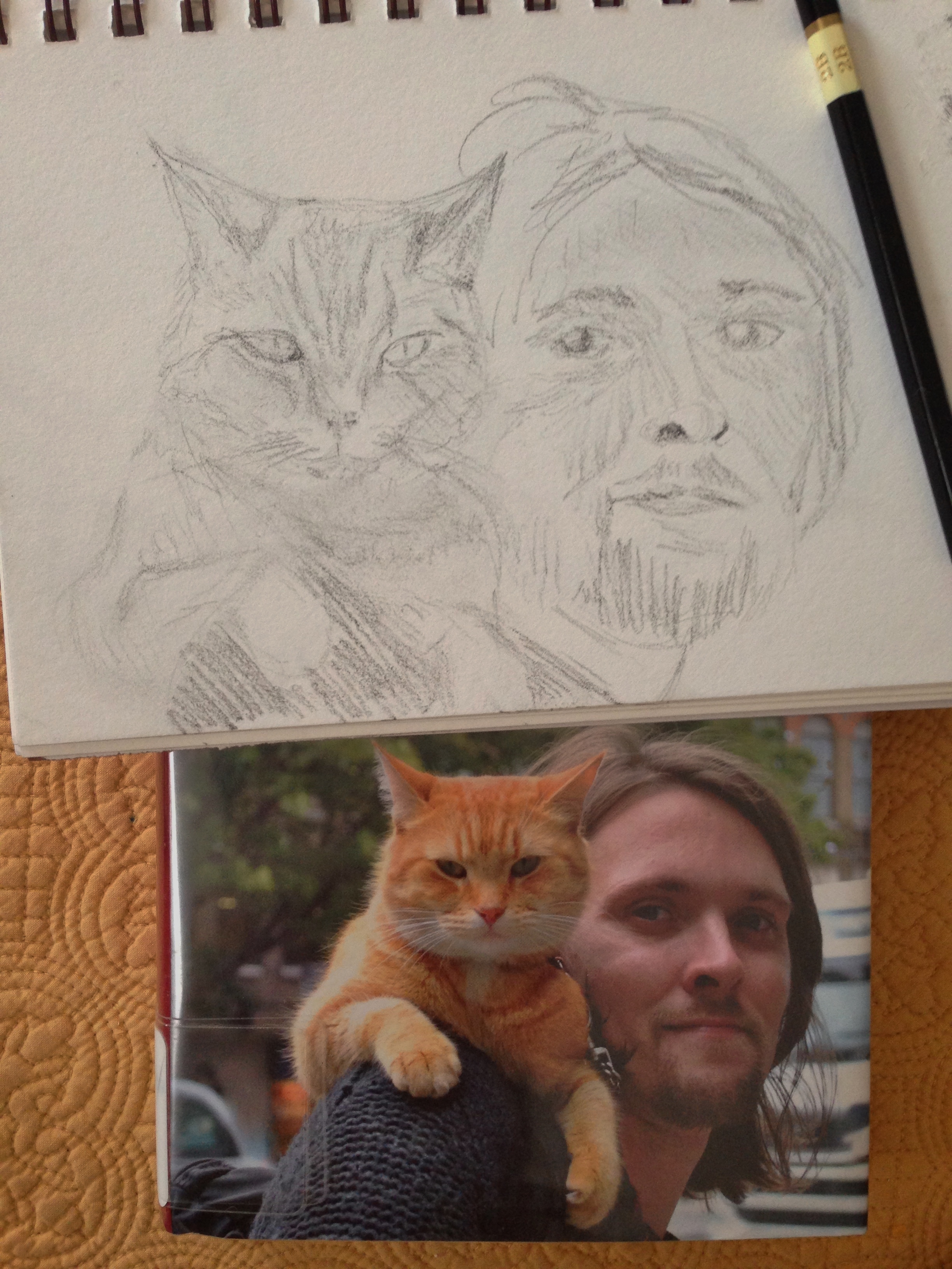 2448x3264 Animals Create Art Every Day - Drawing Cat Faces On A Person