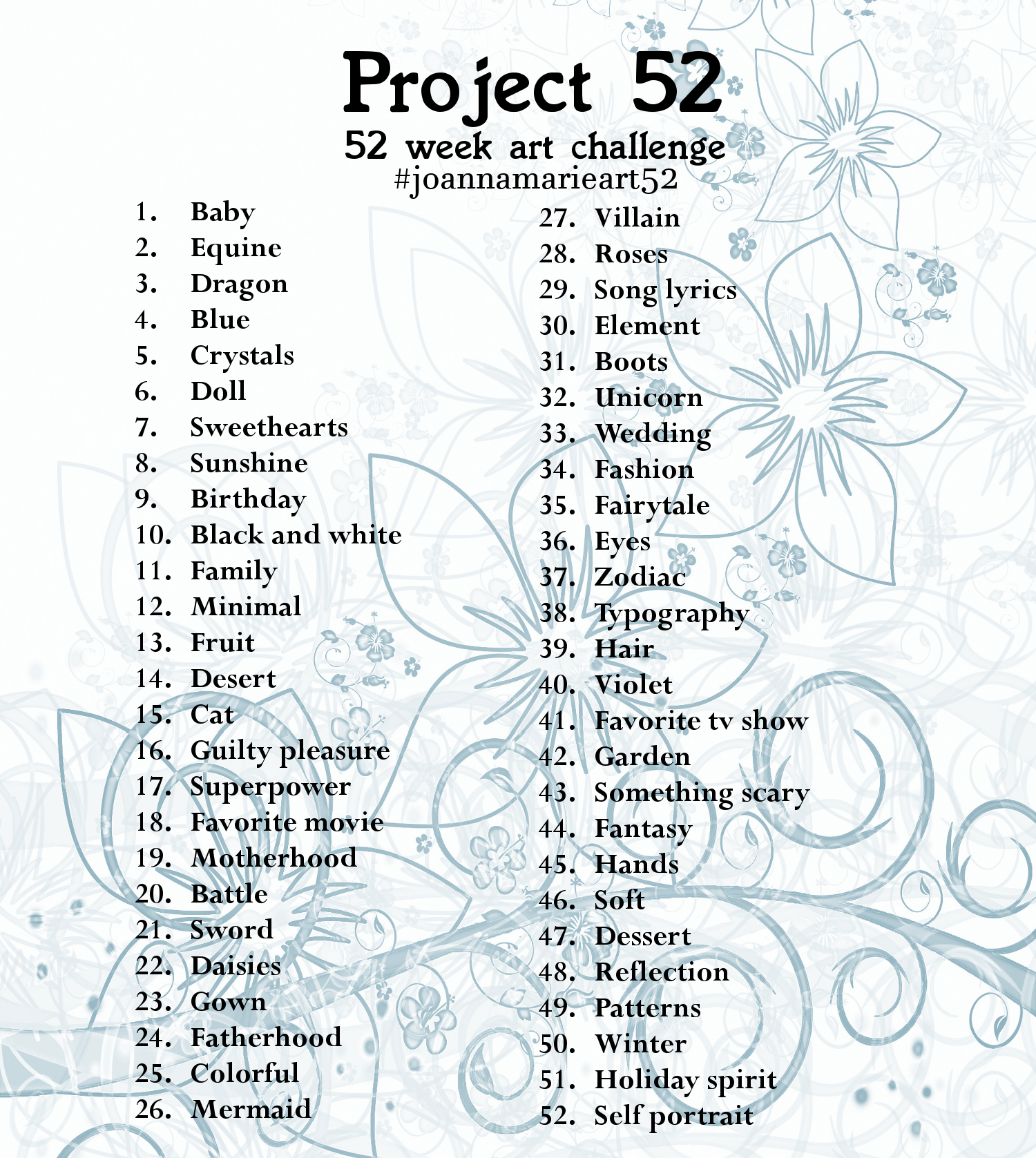 1500x1677 project the week drawing challenge for artists joanna - Drawing Challenge