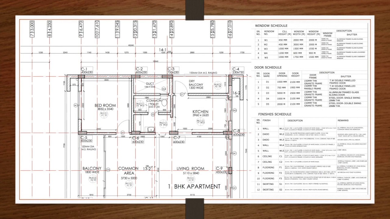 1280x720 Architectural Working Drawing Checklist - Drawing Checklist