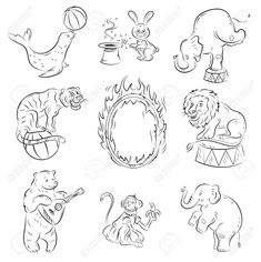 235x236 Best Circus Images Circus Clown, Draw, Drawing S - Drawing Circus