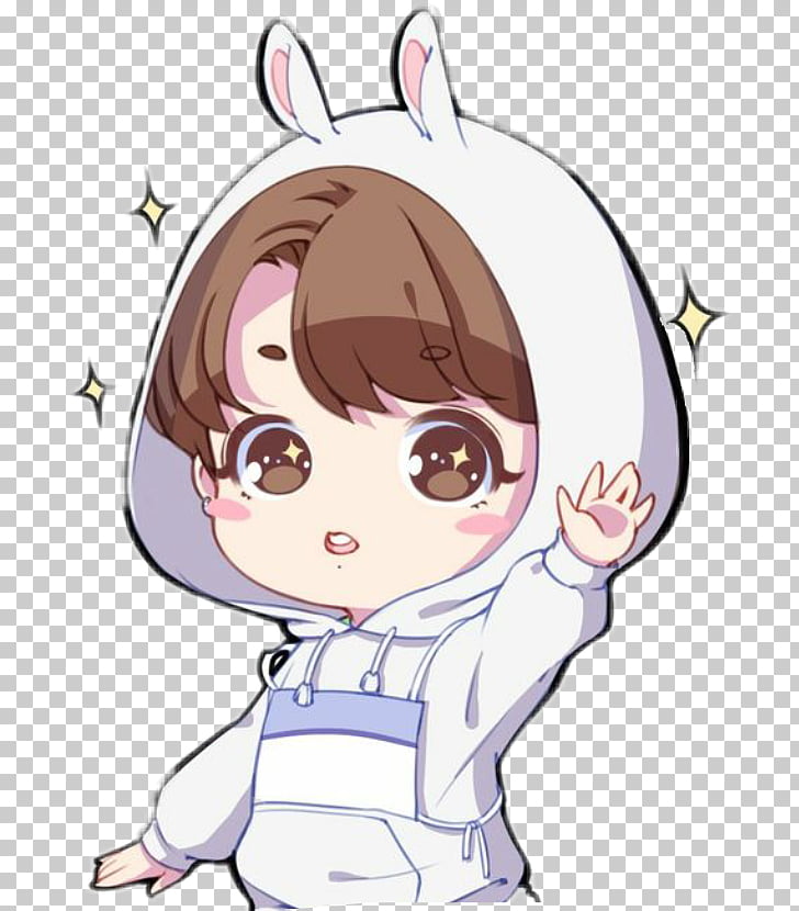 728x830 Bts Chibi Drawing K Pop Fan Art, Chibi Png Clipart Free Cliparts - Drawing Clipart