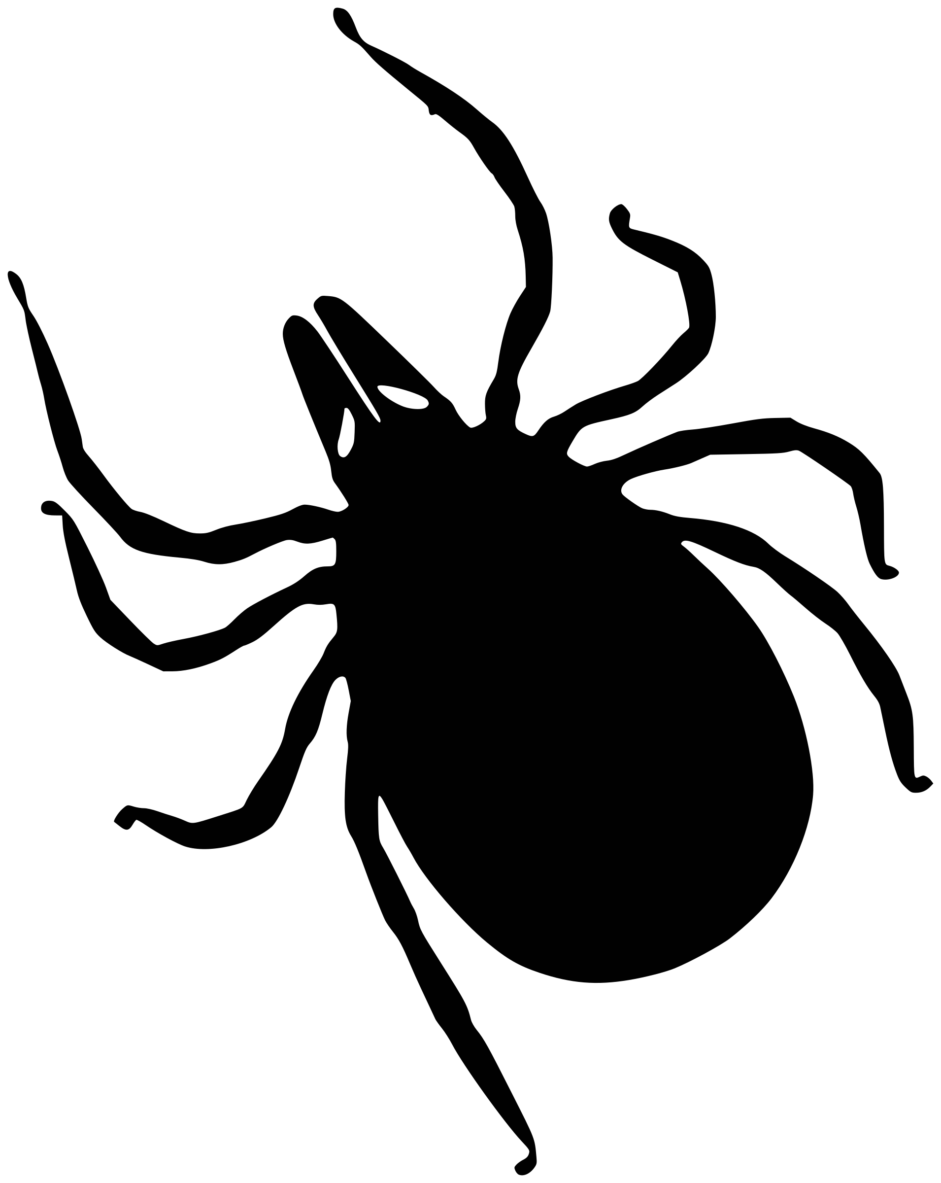 1910x2400 tick crawling drawing vector clipart image - Drawing Clipart Free