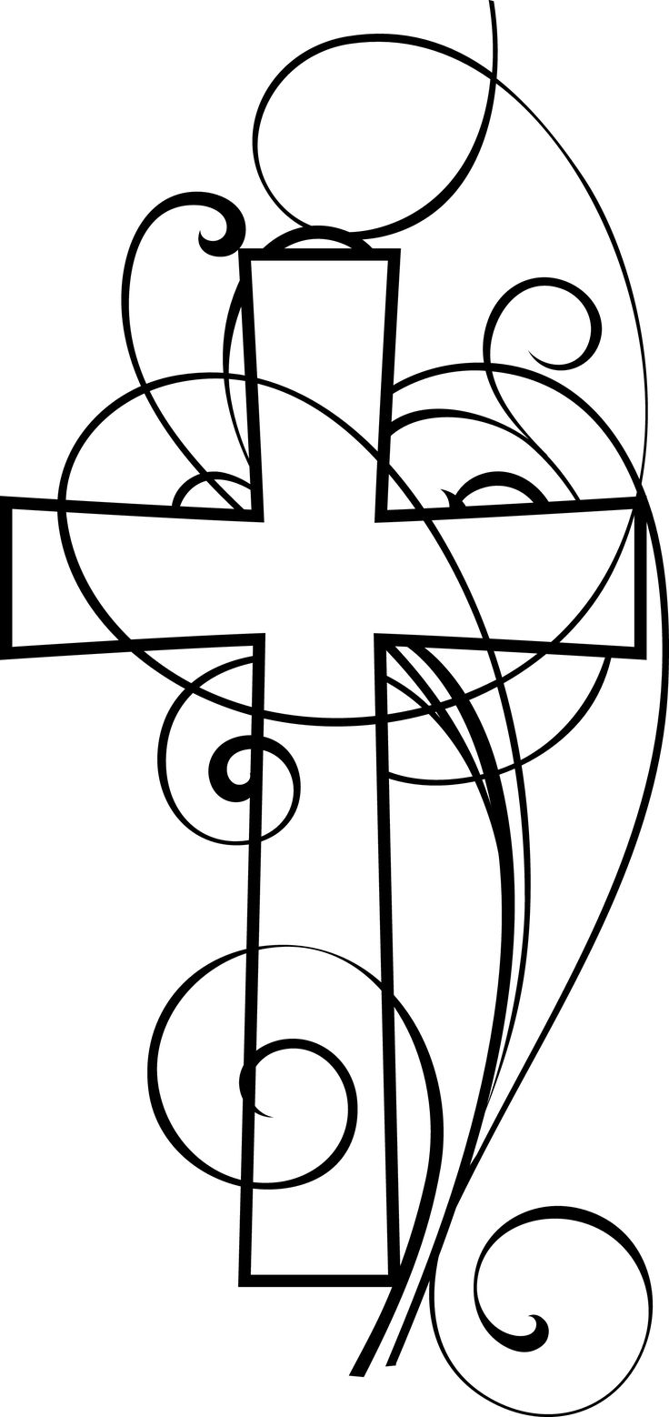 736x1558 Cross Clipart - Drawing Clipart Free