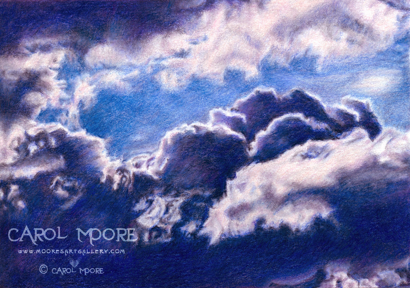 How To Draw Realistic Clouds With Colored Pencil Drawing Tutorial Easy