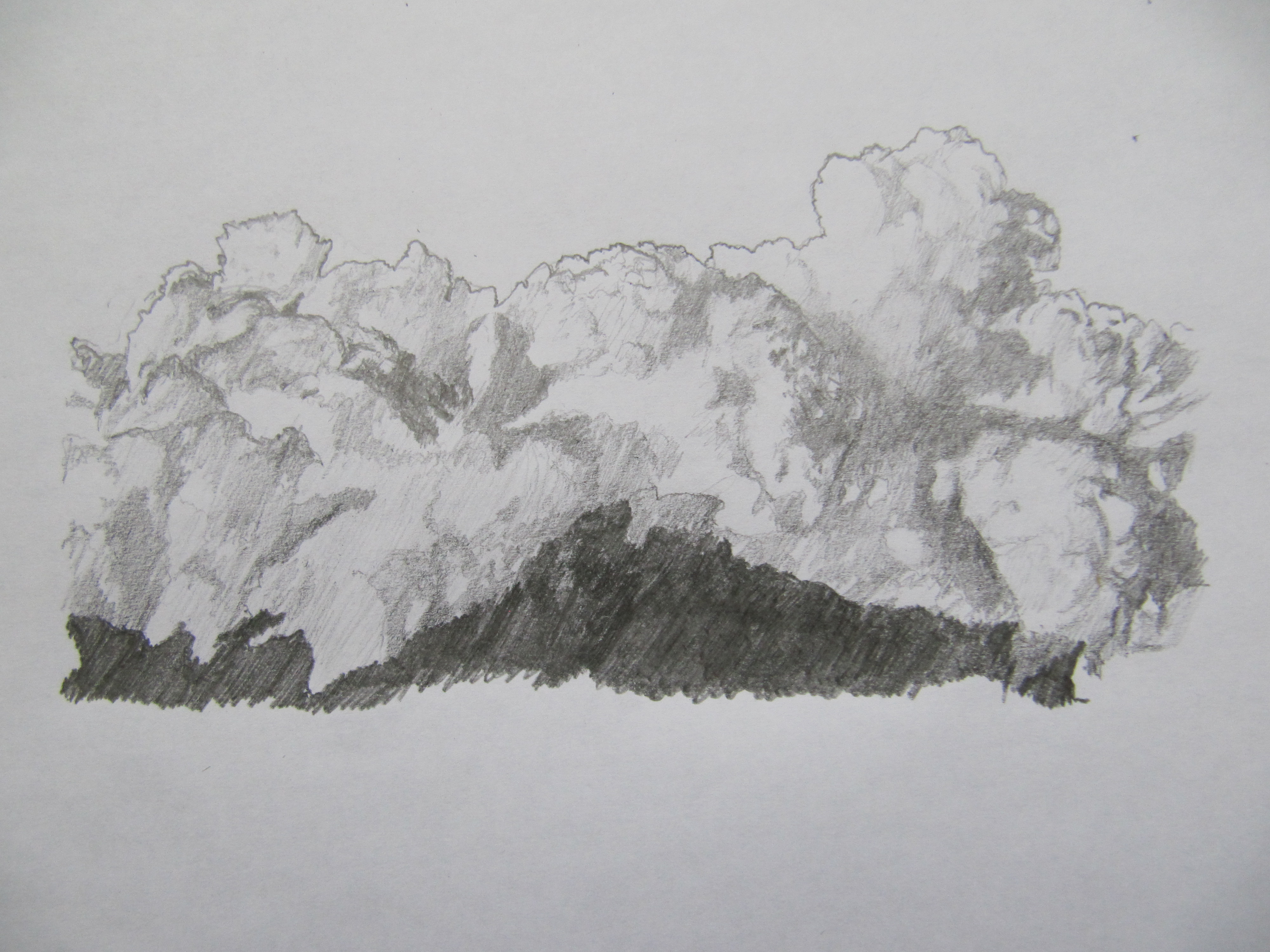 4000x3000 pencil drawing clouds and drawing gtgt clouds mortar and pencil - Drawing Clouds With Pencil