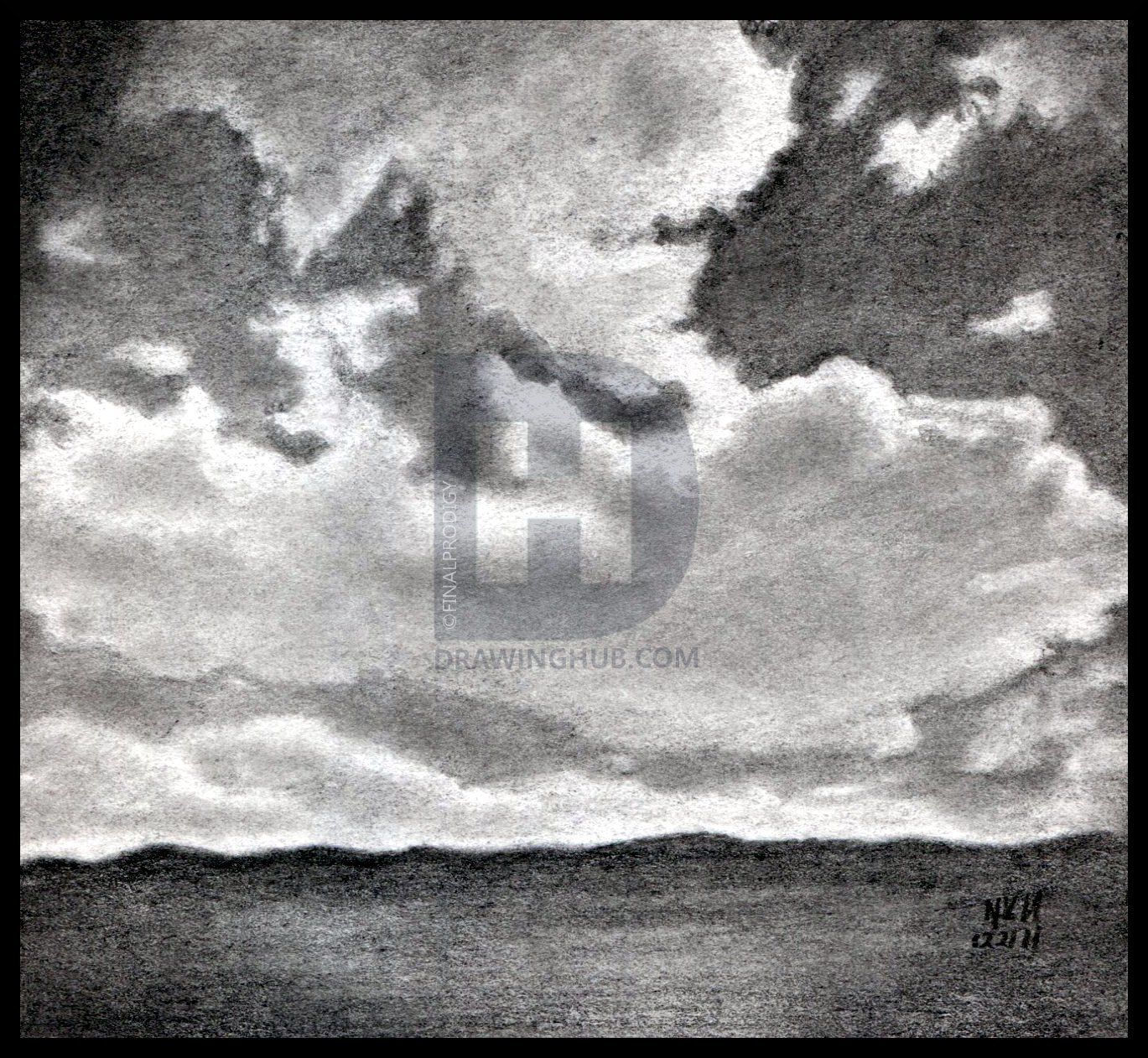 1369x1262 pencil sketch of rain clouds and how to draw realistic clouds - Drawing Clouds With Pencil