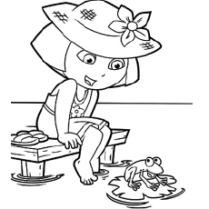 230x230 Dora Coloring Pages - Drawing Coloring