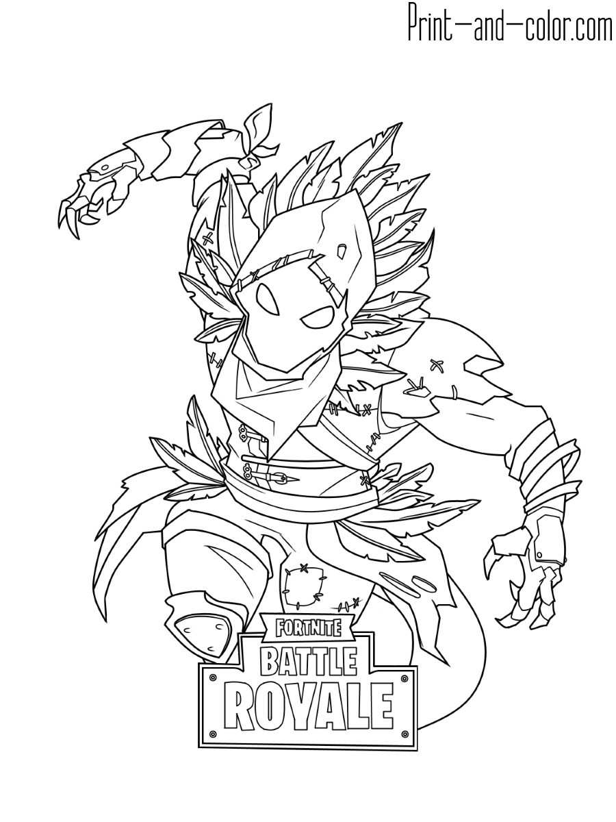 900x1200 Fortnite Coloring Pages Print - Drawing Coloring