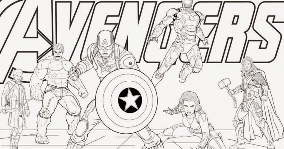 1200x630 Marvel Announces Coloring Book Edition Of Avengers So You Can Draw - Drawing Coloring