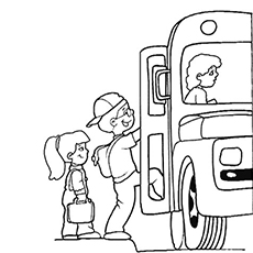 230x230 Top Free Printable School Bus Coloring Pages Online - Drawing Coloring