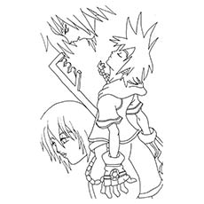 230x230 Top Free Printable Kingdom Hearts Coloring Pages Online - Drawing Coloring
