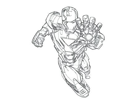 440x330 How To Draw Iron Man Coloring - Drawing Coloring Book