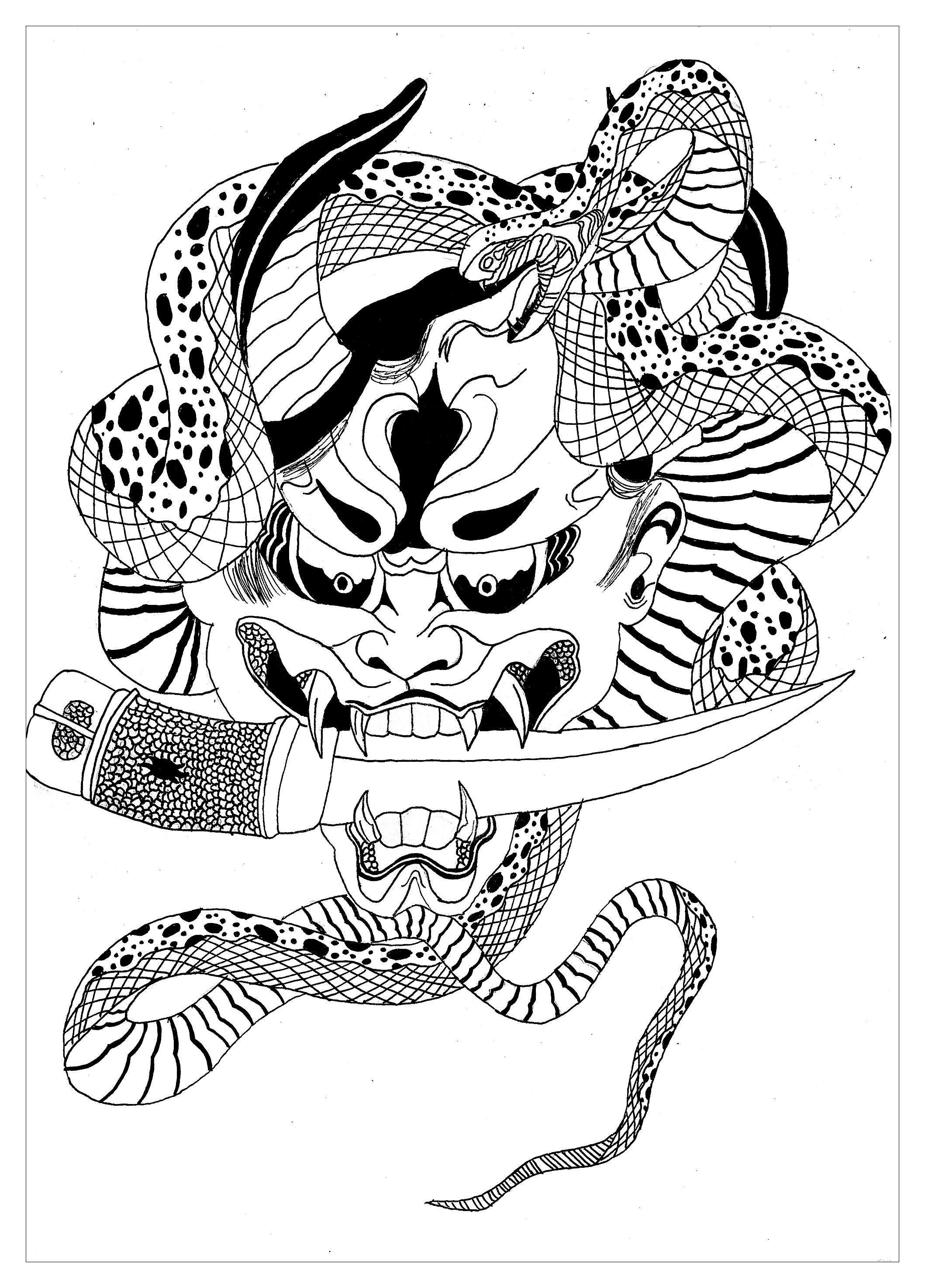 2118x2947 Japan - Drawing Coloring Pages