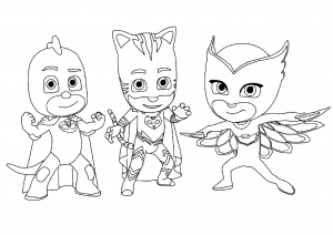 300x212 pj masks - Drawing Coloring Pages