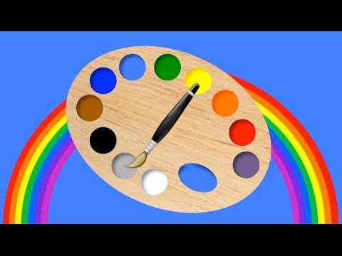 480x360 Learn Colours With Drawing And Painting Rainbowlearning - Drawing Colour