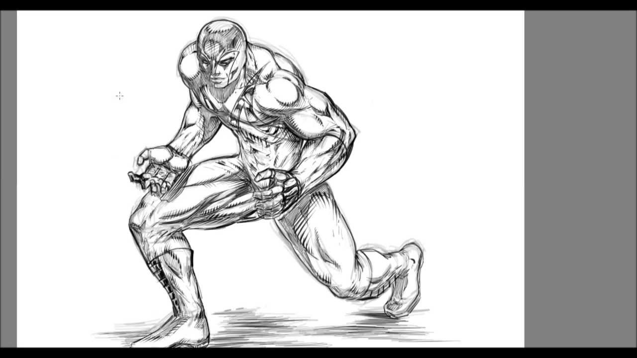 1280x720 creating a comic book character video - Drawing Comic Book Characters