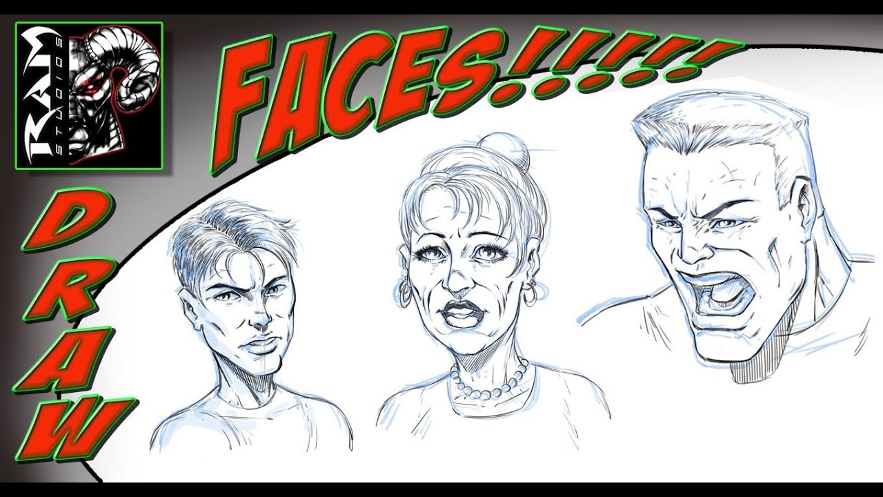 1280x720 drawing comic book faces - Drawing Comic Book Characters