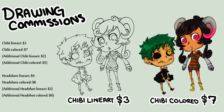 900x450 Drawing Commissions For Free Download - Drawing Commissions